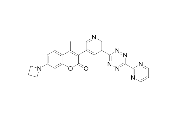 Fluorogenic pyrimidyltetrazine-coumarin from our lab now commercially available
